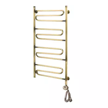 Полотенцесушитель электрический Domoterm Офелия 50x95 П12 500x950 АБР ER античная бронза