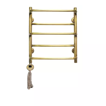 Полотенцесушитель электрический Domoterm Орфей 50x70 П5 500x700 АБР EL античная бронза