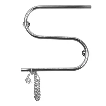 Полотенцесушитель электрический Domoterm S-образный 50x45 DMT 112 42x50 EK L хром