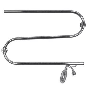 Полотенцесушитель электрический Domoterm S-образный 70x45 DMT 112 42x70 EK R хром