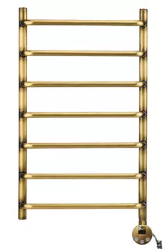 Полотенцесушитель электрический Domoterm Стефано 40x70 П7 400x700 АБР ER античная бронза