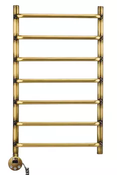 Полотенцесушитель электрический Domoterm Стефано 40x70 П7 400x700 АБР EL античная бронза