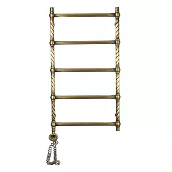 Полотенцесушитель электрический Domoterm Винтаж П5 500х950 АБР EL античная бронза