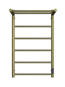 Полотенцесушитель электрический Двин Fj neo 80x50 4657795054440 состаренная бронза матовая