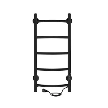 Полотенцесушитель электрический Indigo Arc Lux 30x70 LCALE70-30BRRt черный муар