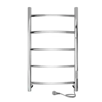 Полотенцесушитель электрический Indigo Arc Lux 40x80 LCALE80-40Rt серебристый