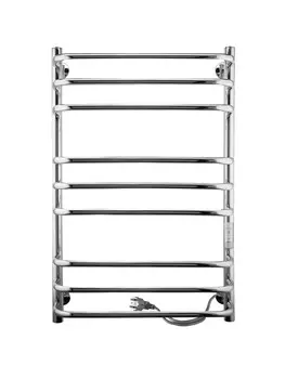 Полотенцесушитель электрический Indigo Brace Lux 50x80 LCBLE80-50Rt серебристый