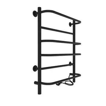 Полотенцесушитель электрический Indigo Europe LEE60-50BRR 53x60 черный муар