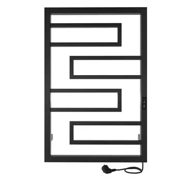 Полотенцесушитель электрический Indigo Flavio 80х50 DGF80-50BRRt черный