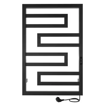 Полотенцесушитель электрический Indigo Flavio 80х50 DGFS80-50BRRt черный