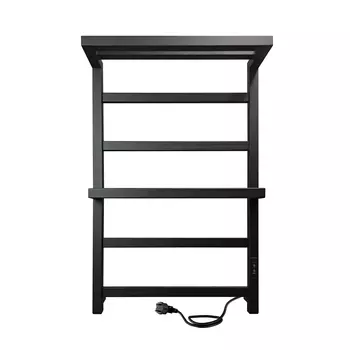 Полотенцесушитель электрический Indigo Forte 80х50 LEFPF80-50PBRRt черный муар