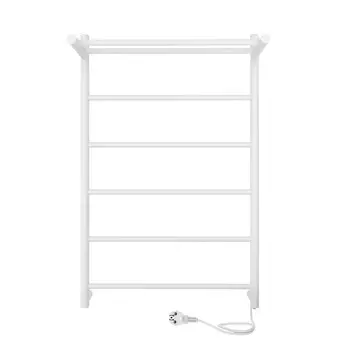 Полотенцесушитель электрический Indigo LINE 50x80 LСLE80-50WMPR с полкой, белый матовый