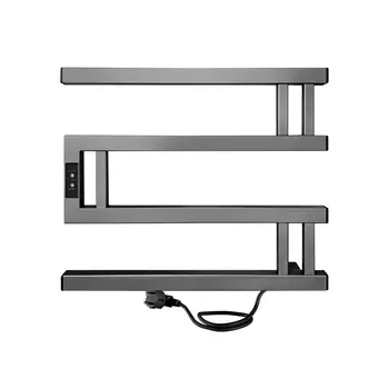 Полотенцесушитель электрический Indigo Muza 40х50 DGM40-50GFMRt графитовый металлический