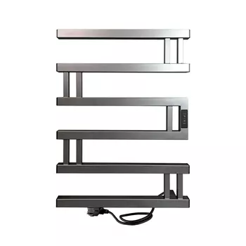 Полотенцесушитель электрический Indigo Muza 60х50 DGM60-50GFMRt графитовый металлический