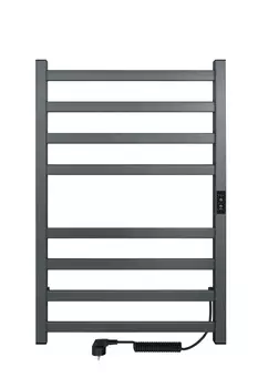 Полотенцесушитель электрический Indigo Oktava Slim 3 LСLOKS3E80-50MGRt 53x80 серый