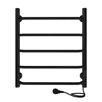 Полотенцесушитель электрический Indigo Roof Lux LCRLE60-50BRRt 44x60 черный муар