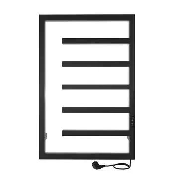 Полотенцесушитель электрический Indigo Sirtaki 80х50 DGSI80-50BRRt черный