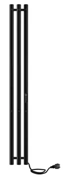 Полотенцесушитель электрический Indigo Style 3 120х13 LSE120-13BRRt черный муар
