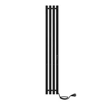 Полотенцесушитель электрический Indigo Style 4 120х18 LSE120-18BRRt черный муар