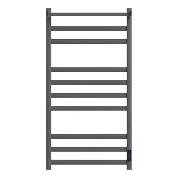 Полотенцесушитель электрический Point Меркурий 100x53 PN83850PGR с полкой, графит