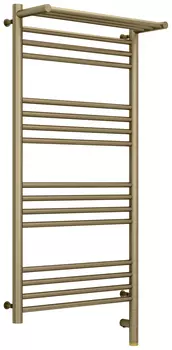 Полотенцесушитель электрический Сунержа Богема 3.0 с 1 полкой 100x50 32-5807-1050 золотой шёлк