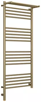 Полотенцесушитель электрический Сунержа Богема 3.0 с 1 полкой 120x50 32-5806-1250 золотой шёлк