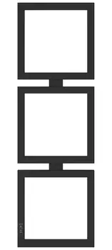 Полотенцесушитель электрический Сунержа Этюд E 150x30 31-0844-1030 матовый черный