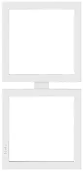 Полотенцесушитель электрический Сунержа Этюд E 69x30 30-0844-6030 матовый белый