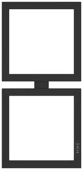 Полотенцесушитель электрический Сунержа Этюд E 69x30 31-0845-6030 матовый черный