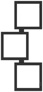 Полотенцесушитель электрический Сунержа Этюд ES 105x50 31-0847-1050 матовый черный