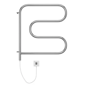 Полотенцесушитель электрический Terminus Электро 25 F-обр 600х600 поворотный хром