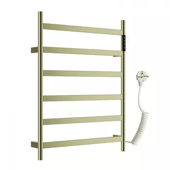 Полотенцесушитель электрический WONZON & WOGHAND ESSEN 77x58 WW-A405-BG золото