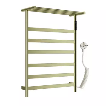 Полотенцесушитель электрический WONZON & WOGHAND ESSEN 78x58 WW-A403-BG золото