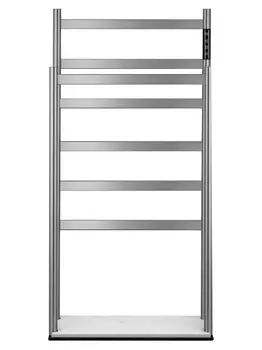 Полотенцесушитель электрический WONZON & WOGHAND ESSEN WW-A407-BR 96x48 брашированный никель