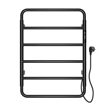 Полотенцесушитель электрический WONZON & WOGHAND WISMAR 64x48 WW-AL201-MB черный