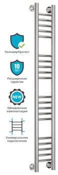 Полотенцесушитель Сунержа Богема + с защитой от блуждающих токов прямой 120х15, хром