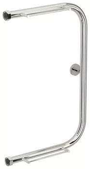 Сунержа П образный 60х40 с полкой, хром