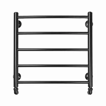 Полотенцесушитель водяной Domoterm Калипсо П5 500x500 ЧРН черный матовый