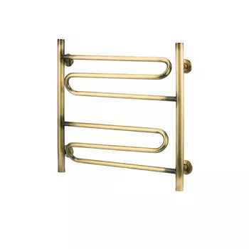 Полотенцесушитель водяной Domoterm Офелия 50x50 П6 500x500 АБР античная бронза