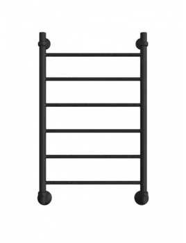 Полотенцесушитель водяной Двин J 80x50 4627152135204 чёрный матовый