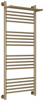 Полотенцесушитель водяной Сунержа Богема с полкой+ 120x50 32-0223-1250 золотой шёлк