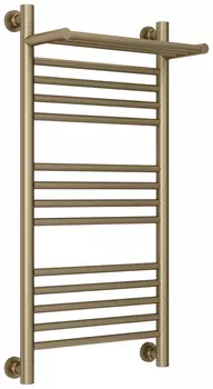 Полотенцесушитель водяной Сунержа Богема с полкой+ 80x40 32-0223-8040 золотой шёлк