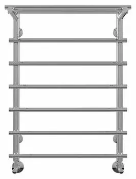 Полотенцесушитель водяной Terminus Стандарт 50x73 хром водяной