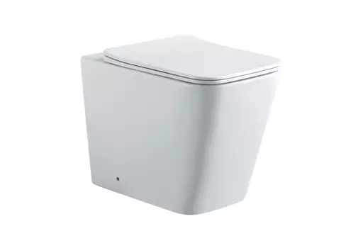 Приставной унитаз Aquatek Либра New AQ1908N-00 безободковый, с крышкой микролифт, белый