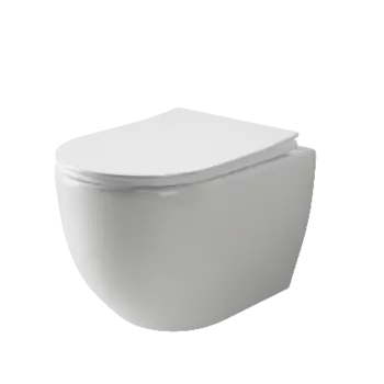 Унитаз-соло приставной Ceramica Nova HighLight CN1810 с сиденьем микролифт, белый