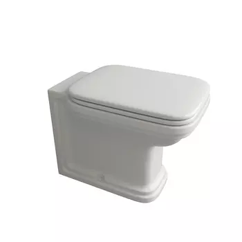 Приставной унитаз Kerasan Waldorf 411801 белый