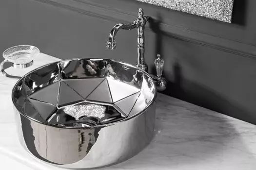 Раковина Armadi Art NeoArt 865 40х40 серебро