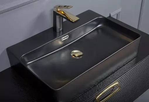 Раковина Armadi Art Vallessi 875 60х42 черный