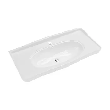 Раковина Grossman Модерн 105 см 30105 встраиваемая, белая