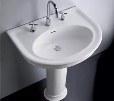 Раковина подвесная Hatria DOLCEVITA Y0EX01 белая, без пьедестала